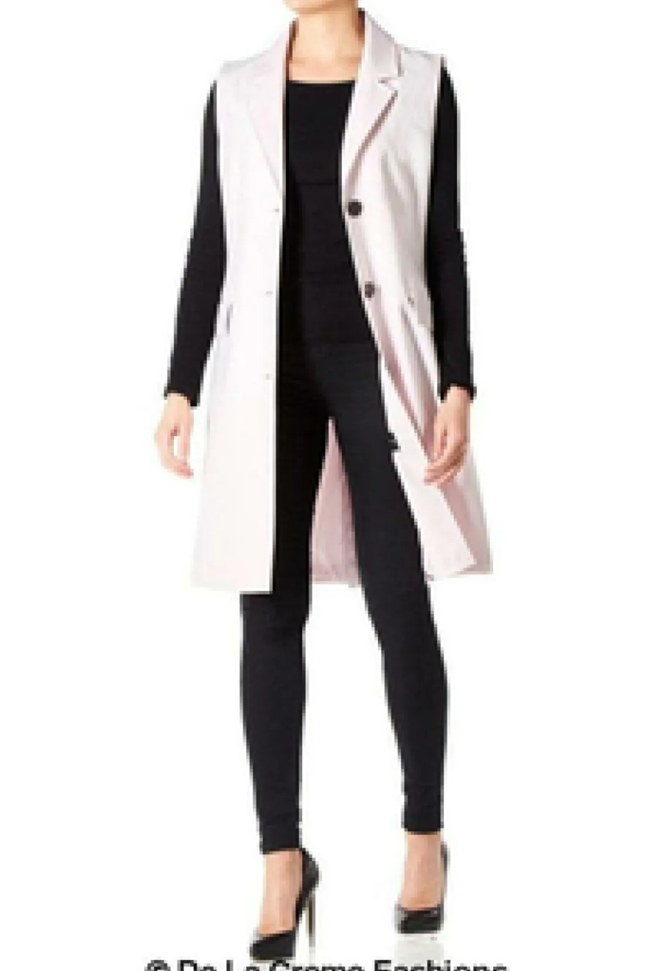 Women De La Creme Fashions Spring Summer Hip Length Blazer Coat