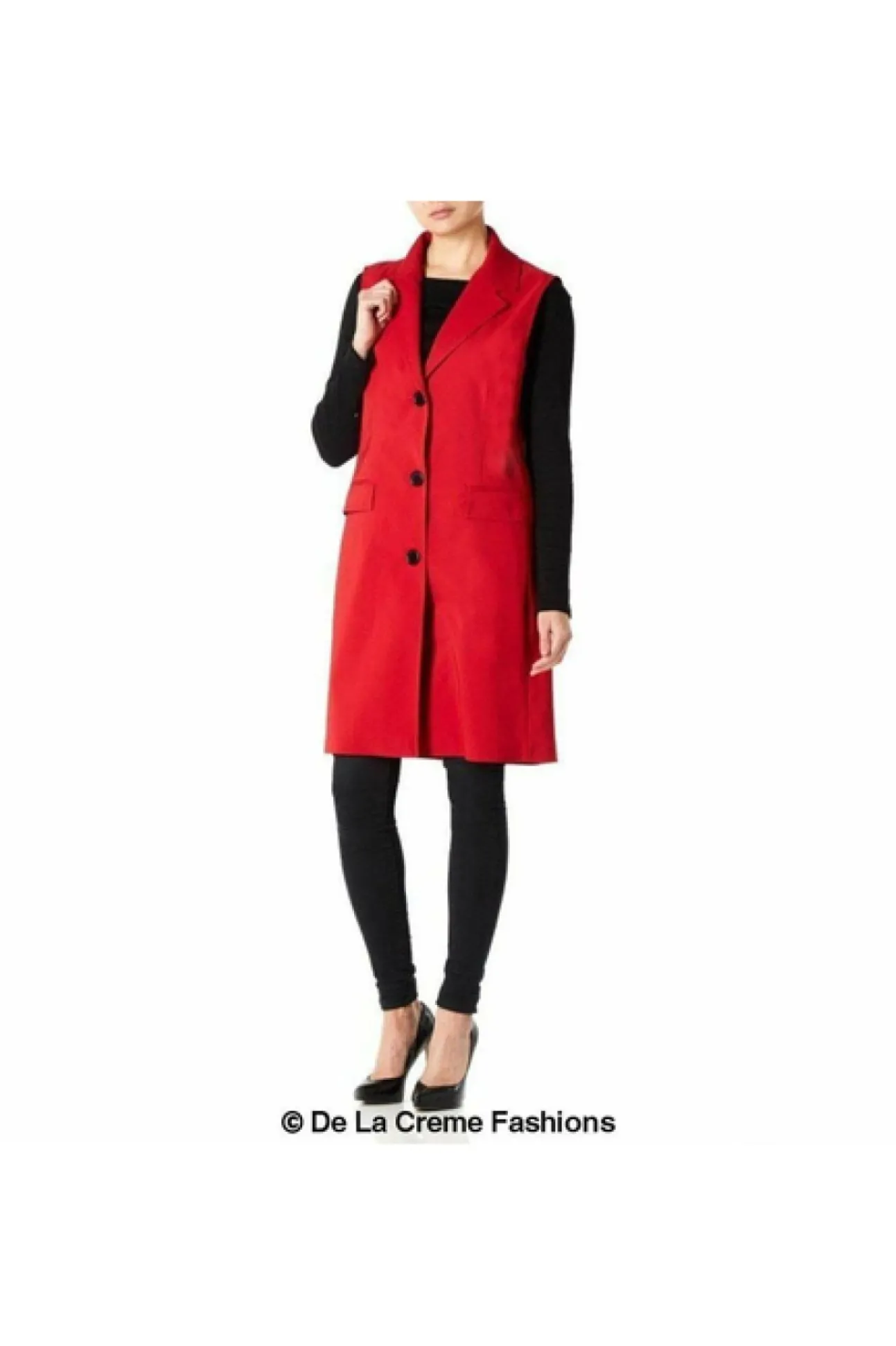 Women De La Creme Fashions Spring Summer Hip Length Blazer Coat
