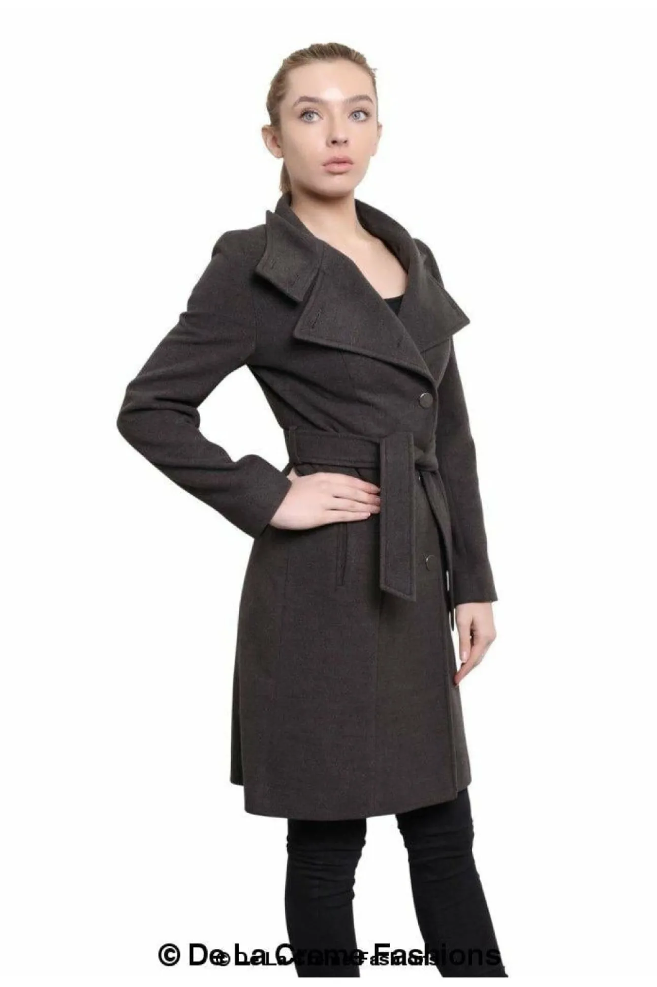 Women De La Creme Fashions Women Hip Length Keep It Simple Coat
