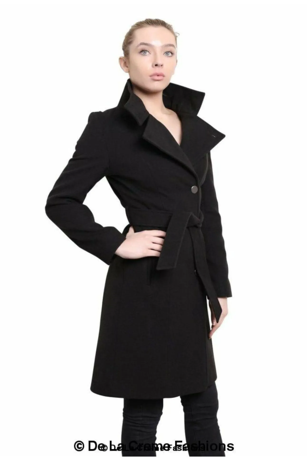 Women De La Creme Fashions Women Hip Length Keep It Simple Coat
