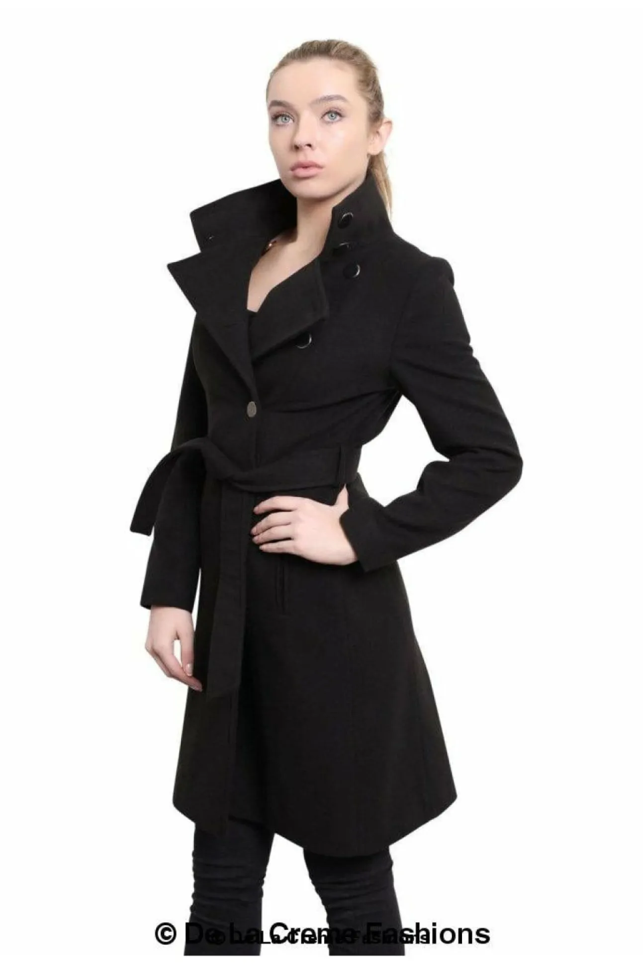 Women De La Creme Fashions Women Hip Length Keep It Simple Coat