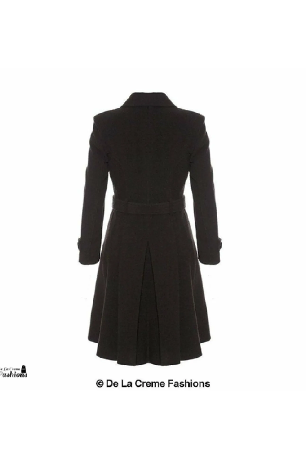 Women De La Creme Fashions Wool Blend Double Breasted Coat