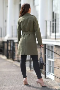 Women Double Second Fitted Trench Coat