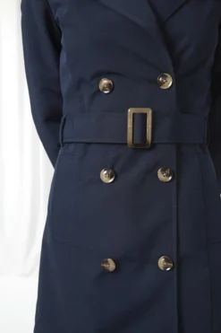 Women Double Second Fitted Trench Coat