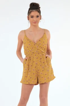 Women Double Second Floral Playsuit
