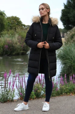 Women Double Second Oversized Long Duvet Coat