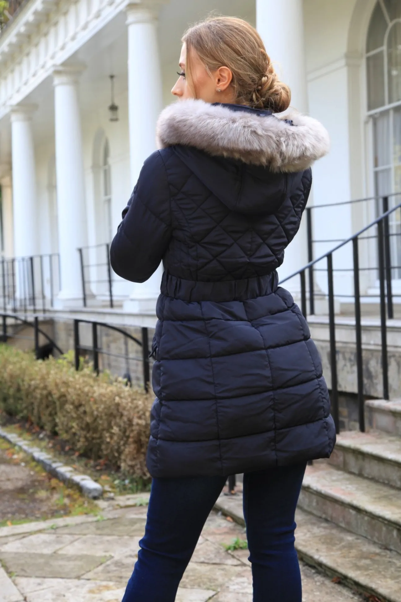 Women Double Second Quilted Longline Puffer