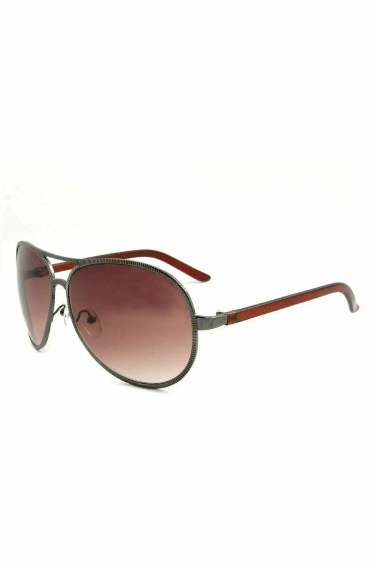 Women East Village 'Jagger' Aviator In Gunmetal & Crystal