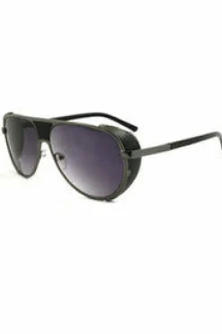 Women East Village Side Shield Aviator 'Jordan' In /Gunmetal