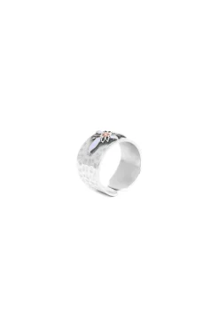 Women Elka London Dita Flower Metal Ring
