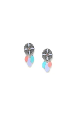 Women Elka London Dita Irregular Shape Oval Clip Earrings