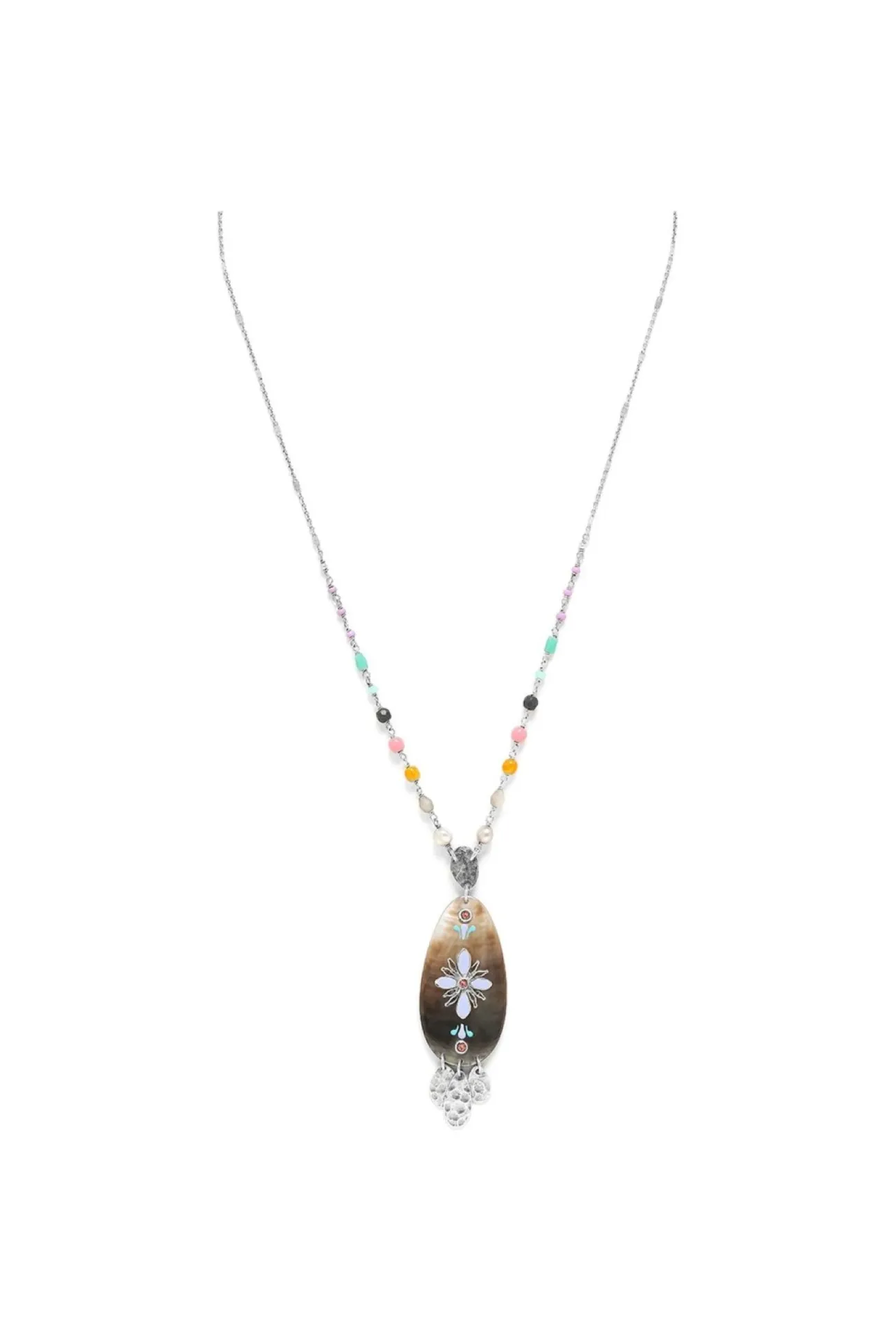 Women Elka London Dita Long Necklace With Pendant