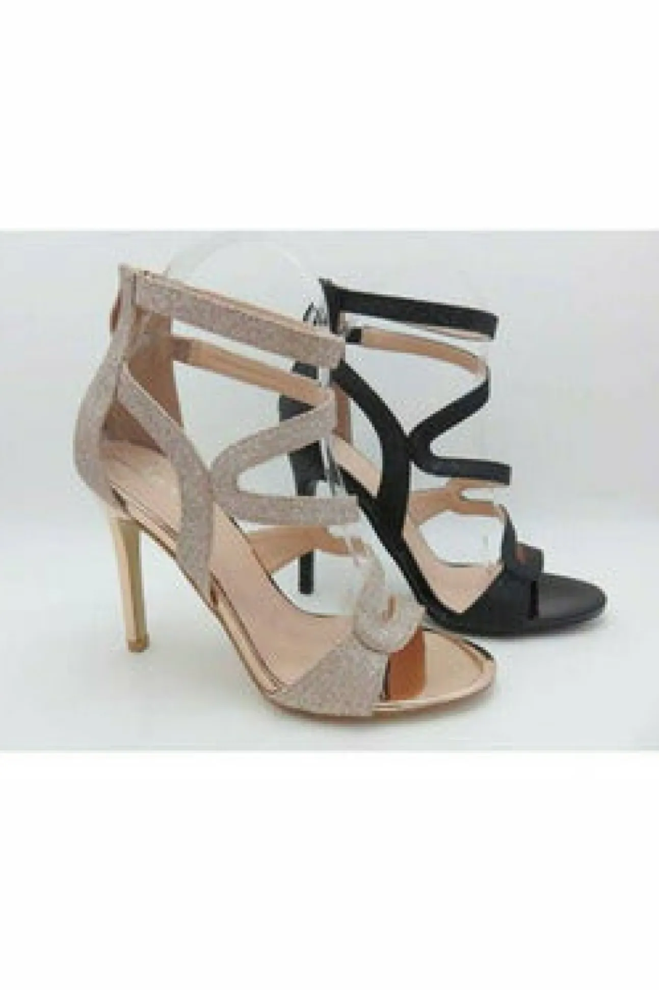 Women Glitz Shoes Alisha Divine Glitter High Heel Sandals
