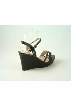 Women Glitz Shoes Divine High Heel Glitter Wedge Sandal