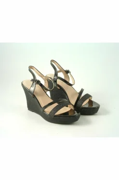 Women Glitz Shoes Divine High Heel Glitter Wedge Sandal