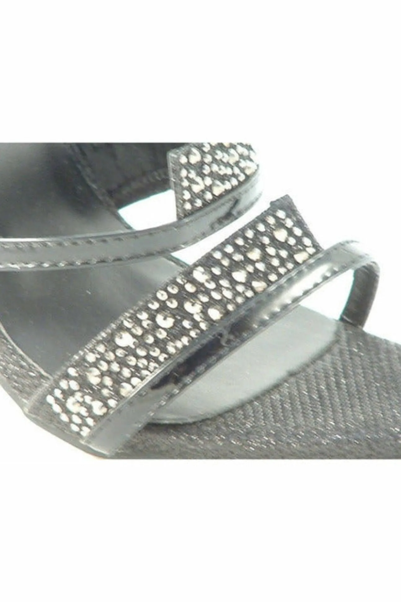 Women Glitz Shoes Ginny Divine Diamante Caged Strap Sandals