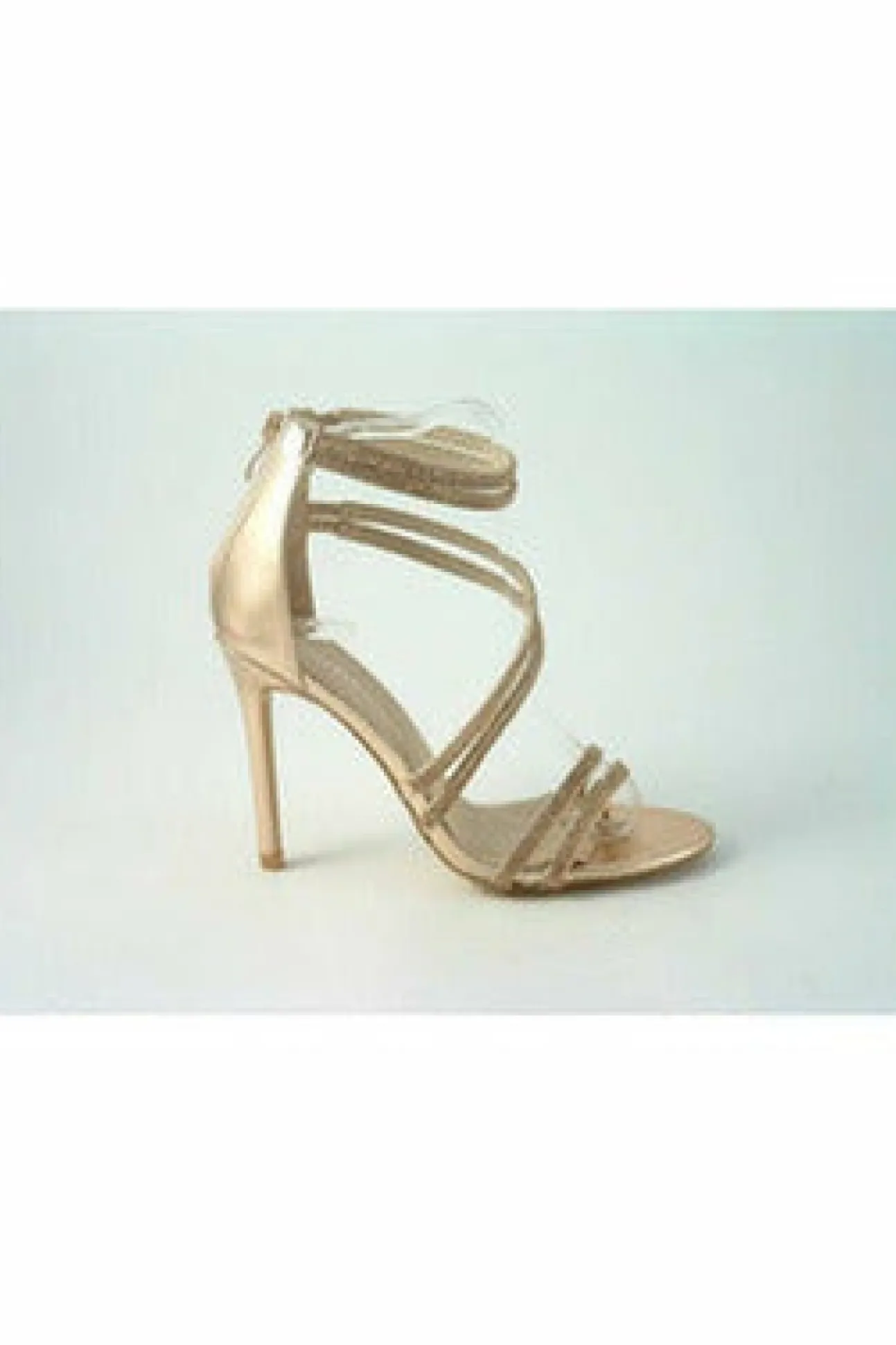 Women Glitz Shoes Miley Divine Doubled Strap Diamante Sandals