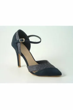 Women Glitz Shoes Roxie Suede N Glitter Dorsey Court Shoe