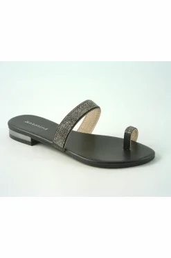 Women Glitz Shoes Sabatine Eliza Diamante Toe Post Sandals