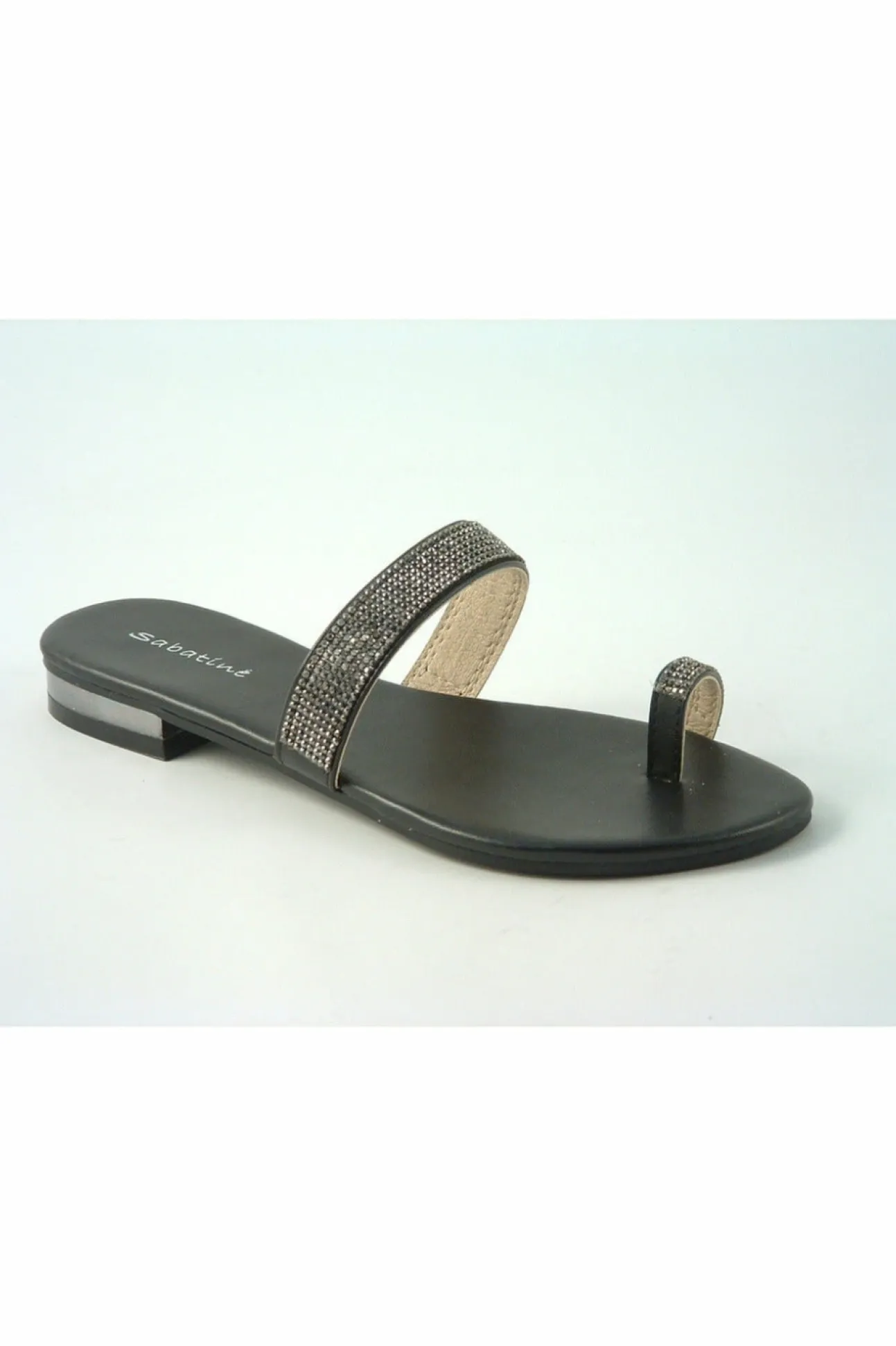 Women Glitz Shoes Sabatine Eliza Diamante Toe Post Sandals