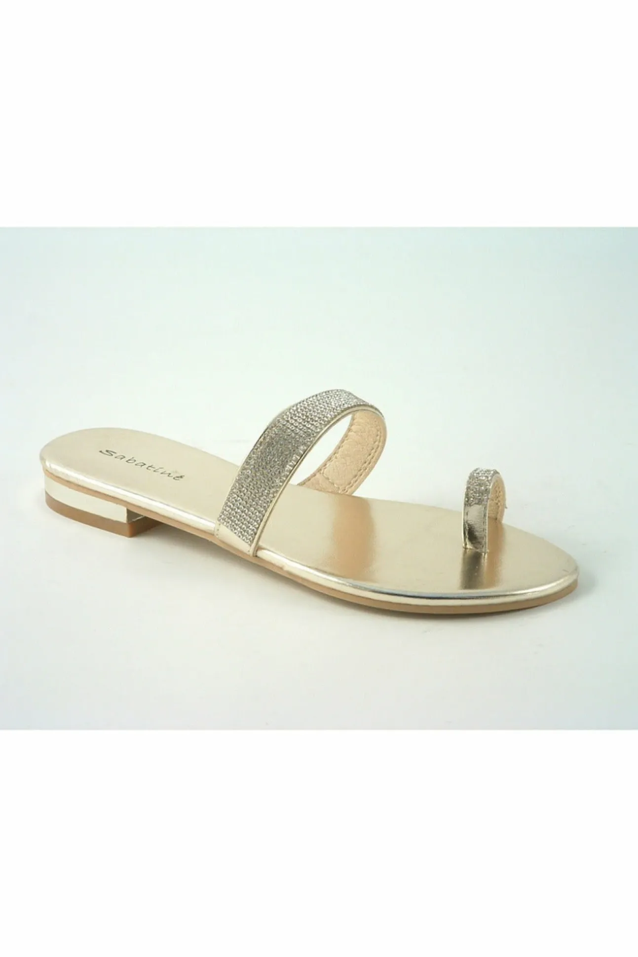 Women Glitz Shoes Sabatine Eliza Diamante Toe Post Sandals