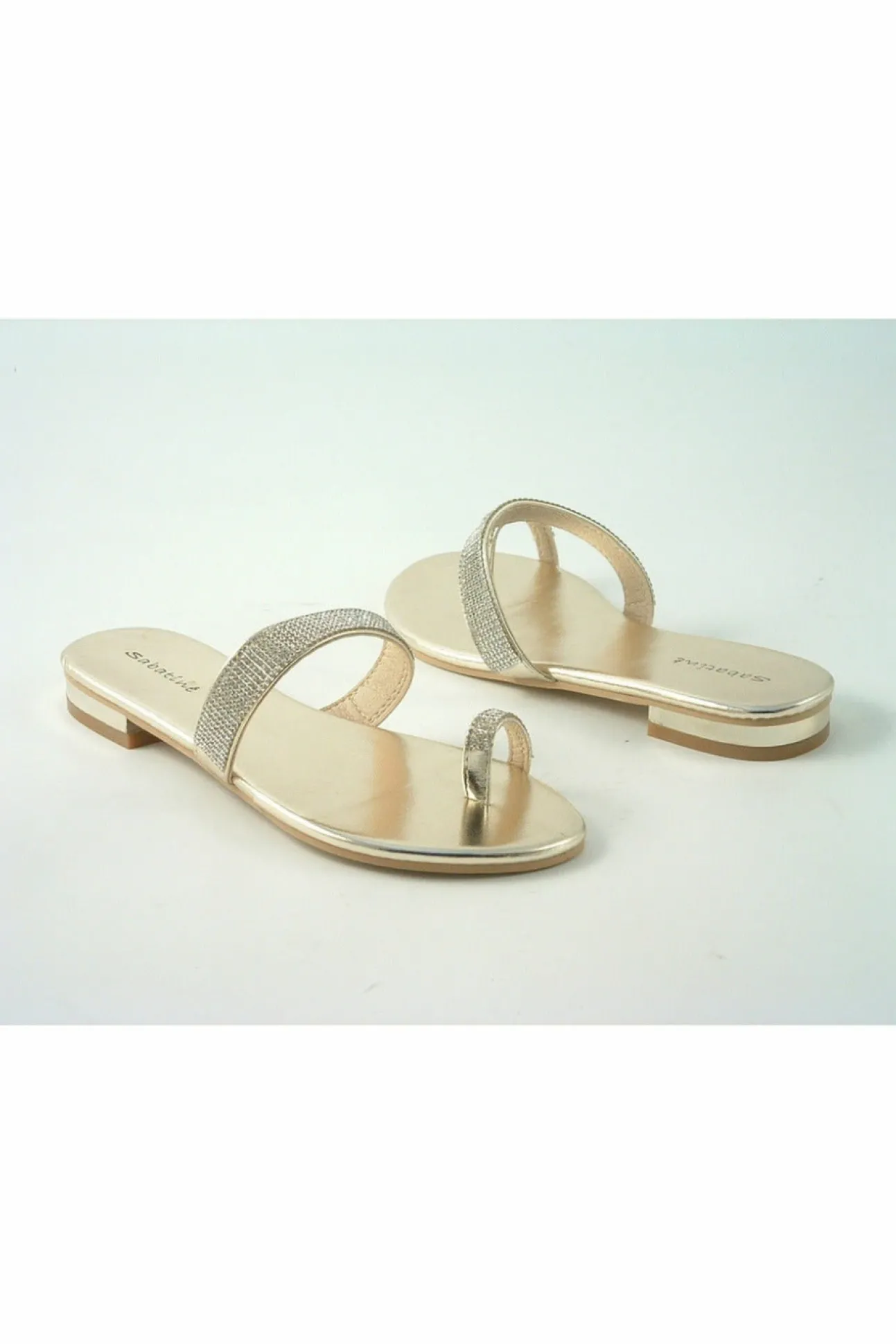 Women Glitz Shoes Sabatine Eliza Diamante Toe Post Sandals