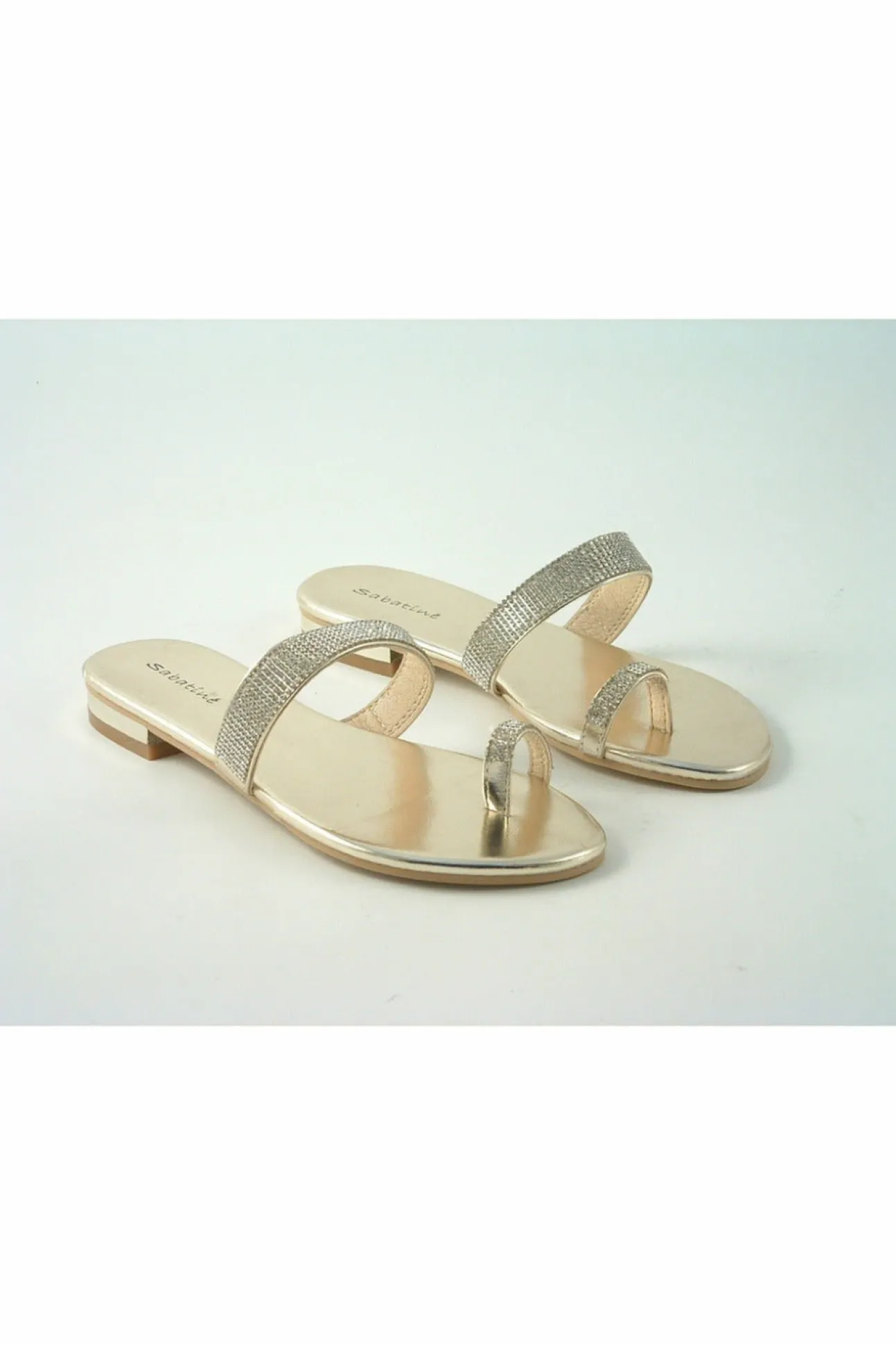 Women Glitz Shoes Sabatine Eliza Diamante Toe Post Sandals