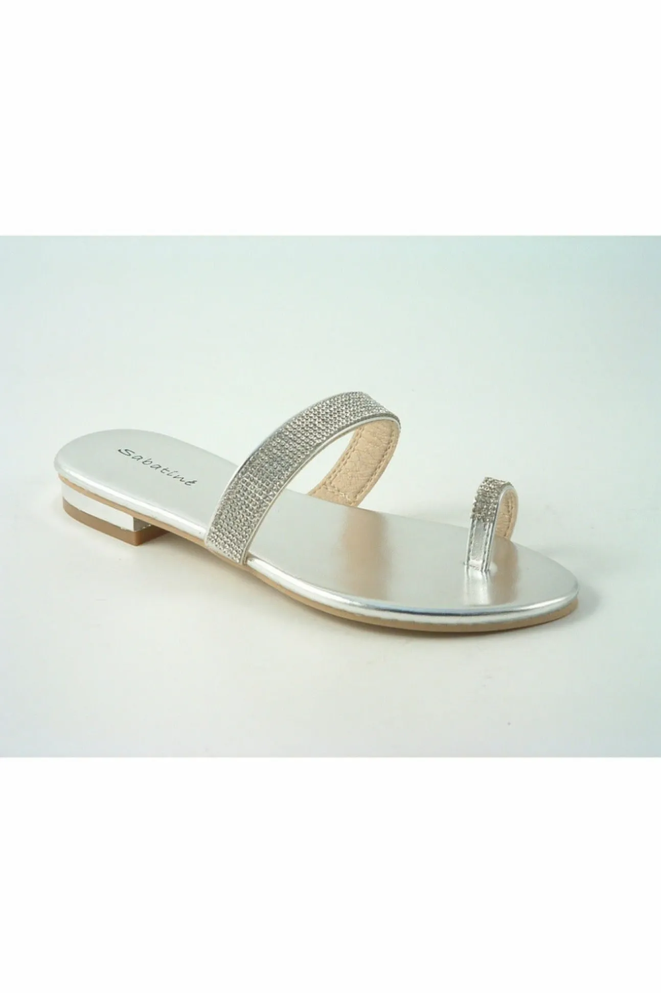 Women Glitz Shoes Sabatine Eliza Diamante Toe Post Sandals