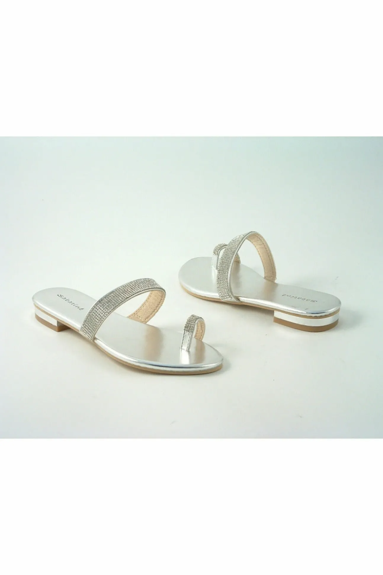 Women Glitz Shoes Sabatine Eliza Diamante Toe Post Sandals