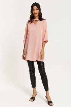 Women Hoxton Gal Oversized Detailed Neckline Tunic