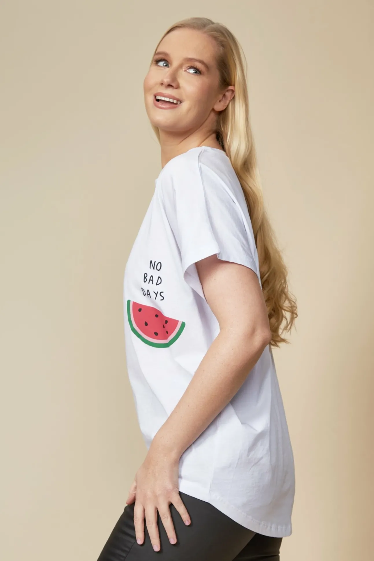 Women Hoxton Gal Oversized Watermelon T-Shirt