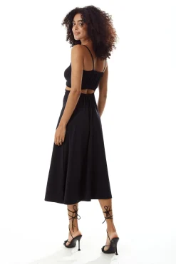 Women Liquorish Cami Dress With Cut Out Details