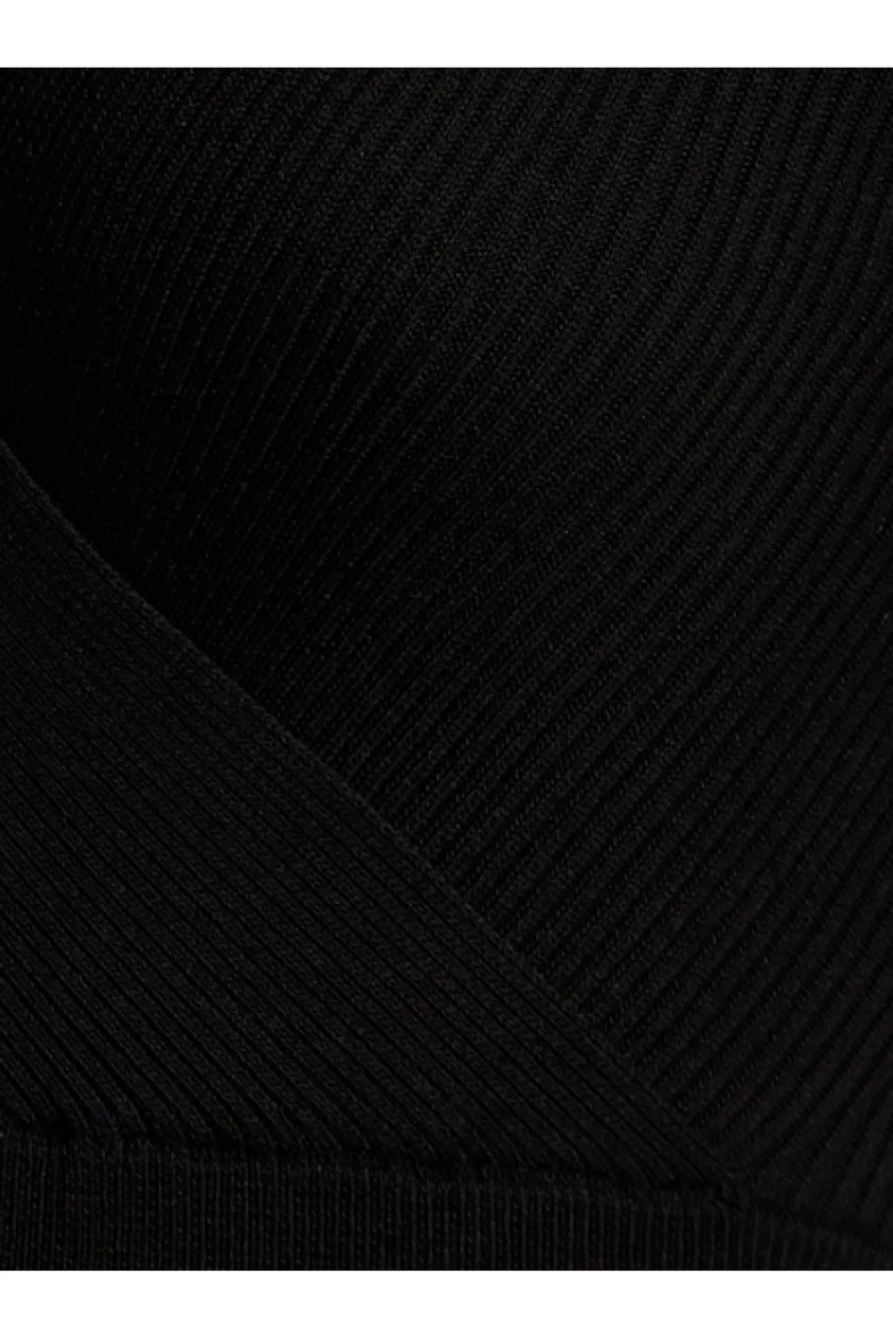 Women Liquorish Cut Out Front Ribbed Midi Knit Dress In