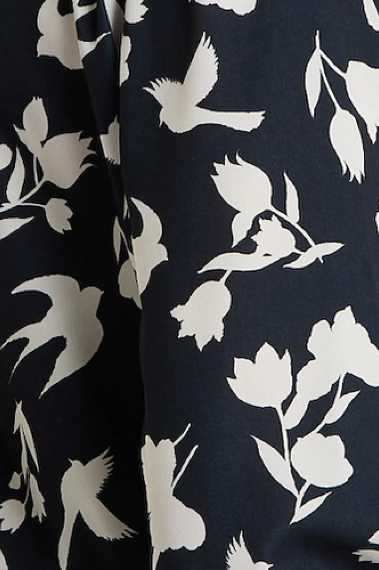 Women Liquorish Floral And Bird Print Wrap Top In