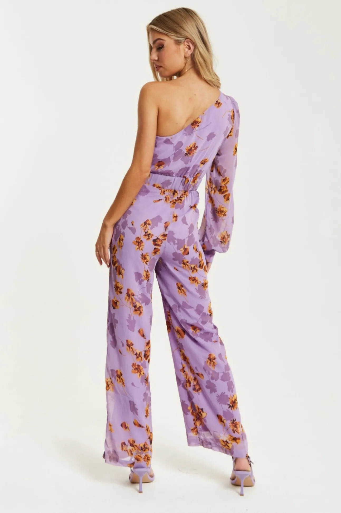 Women Liquorish Floral Asymmetrical Jumpsuit
