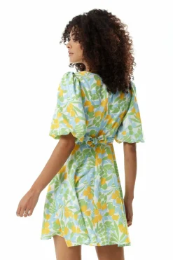 Women Liquorish Floral Summer Dress With Tie Waist