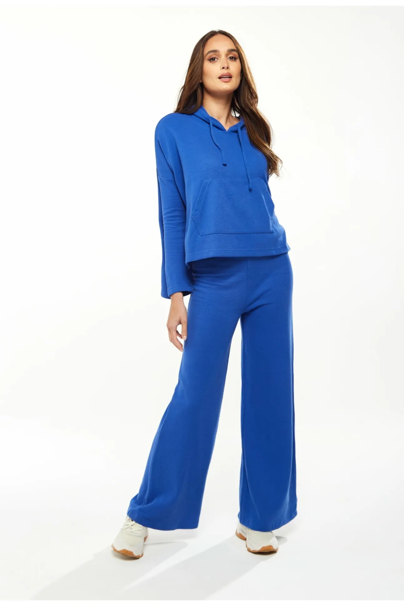 Women Liquorish Hooded Sweatshirt With Front Pocket In