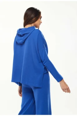 Women Liquorish Hooded Sweatshirt With Front Pocket In