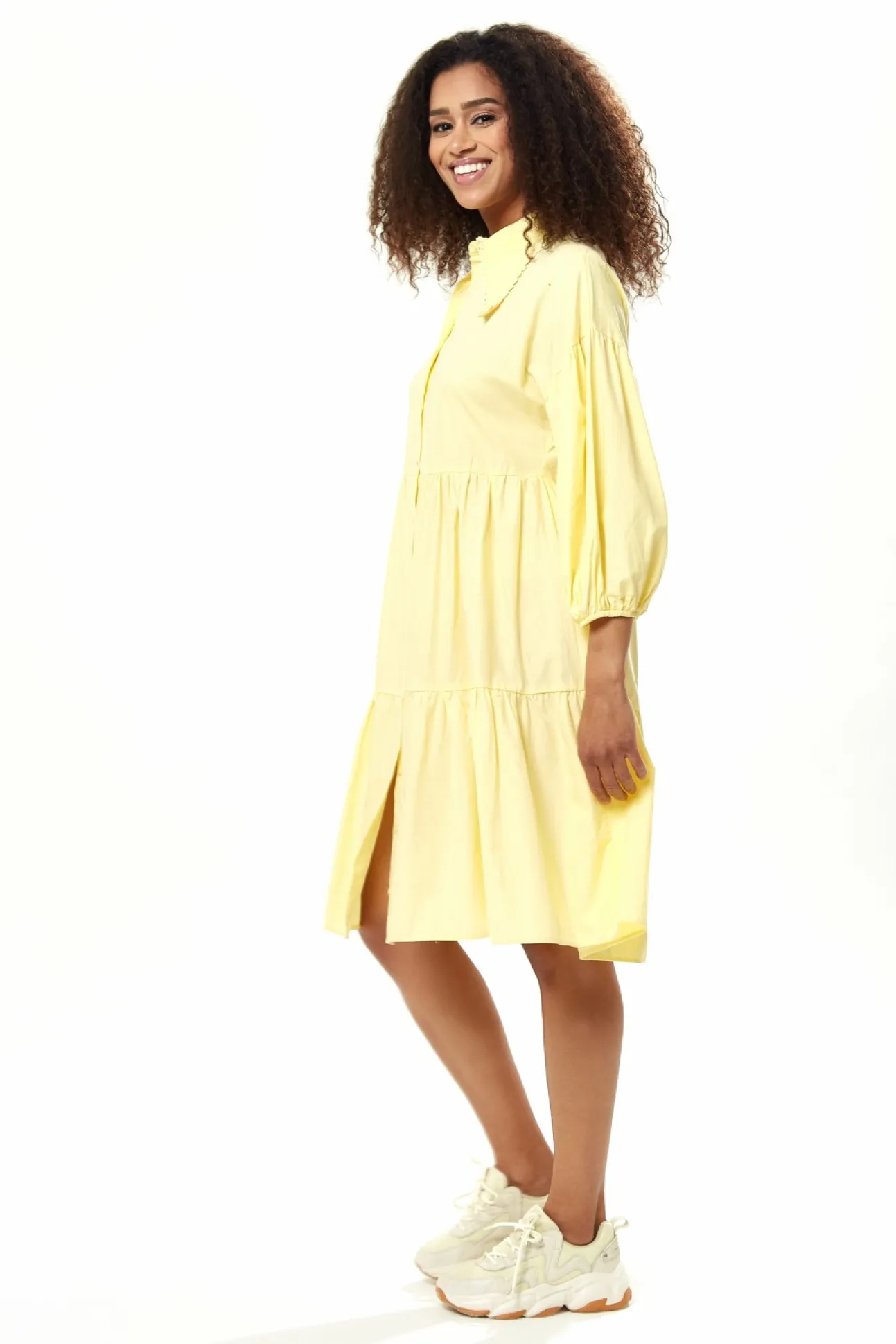 Women Liquorish Oversized Shirt Dress In