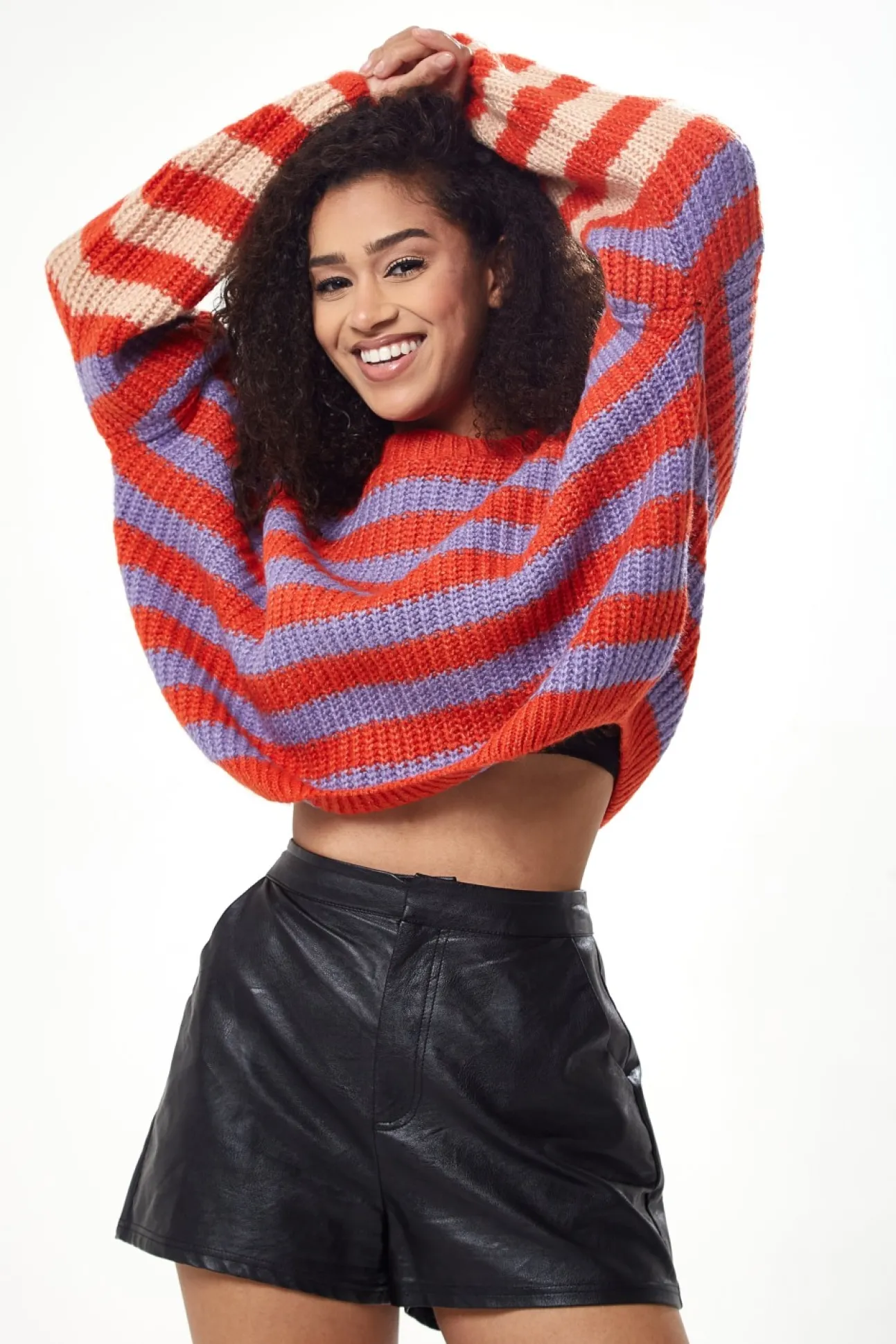Women Liquorish Stripes Jumper In