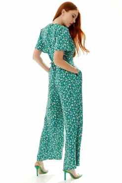 Women Liquorish Stroke Print Jumpsuit In
