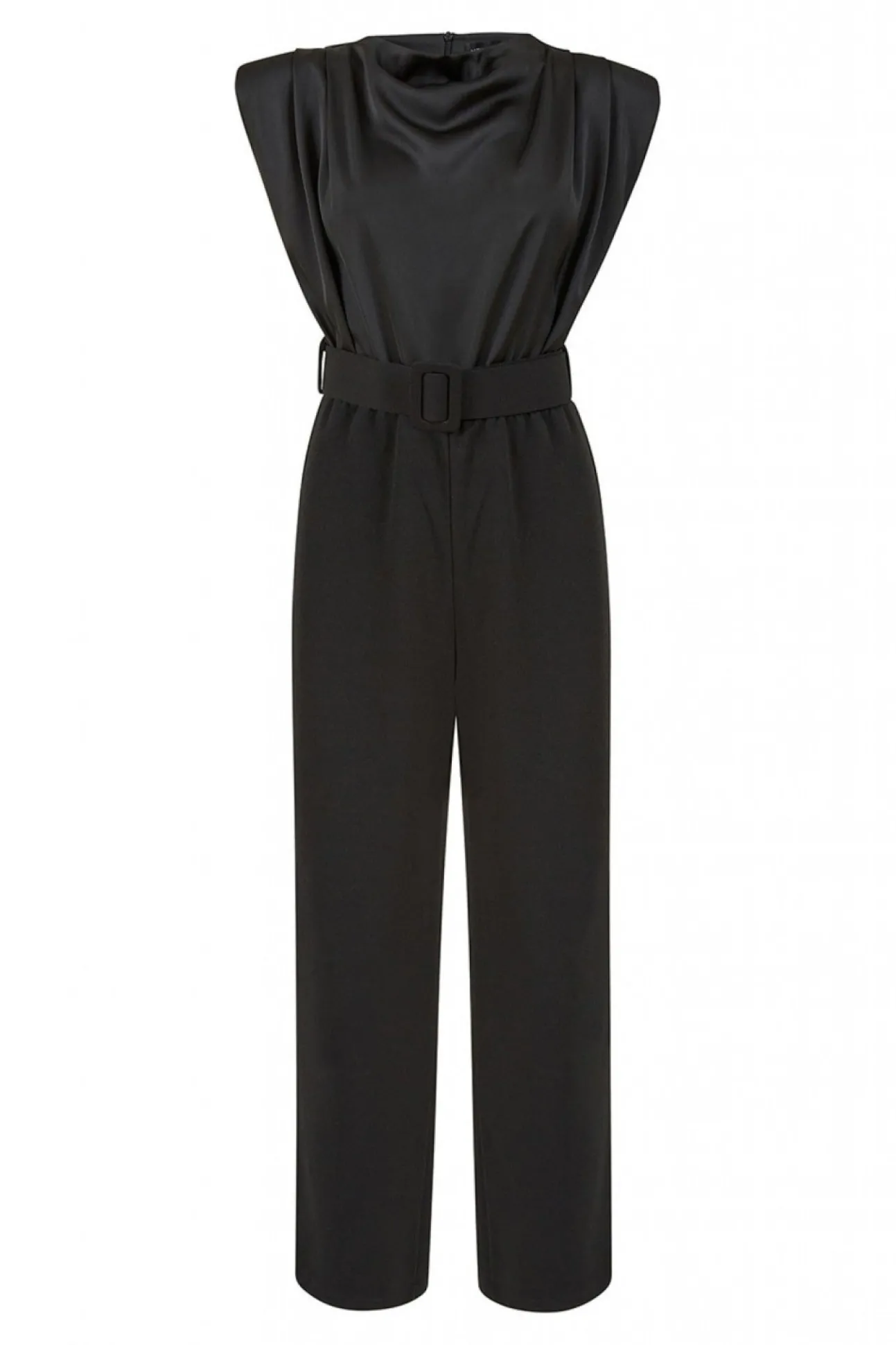 Women Mela London Cowl Neck Stretch Jumpsuit