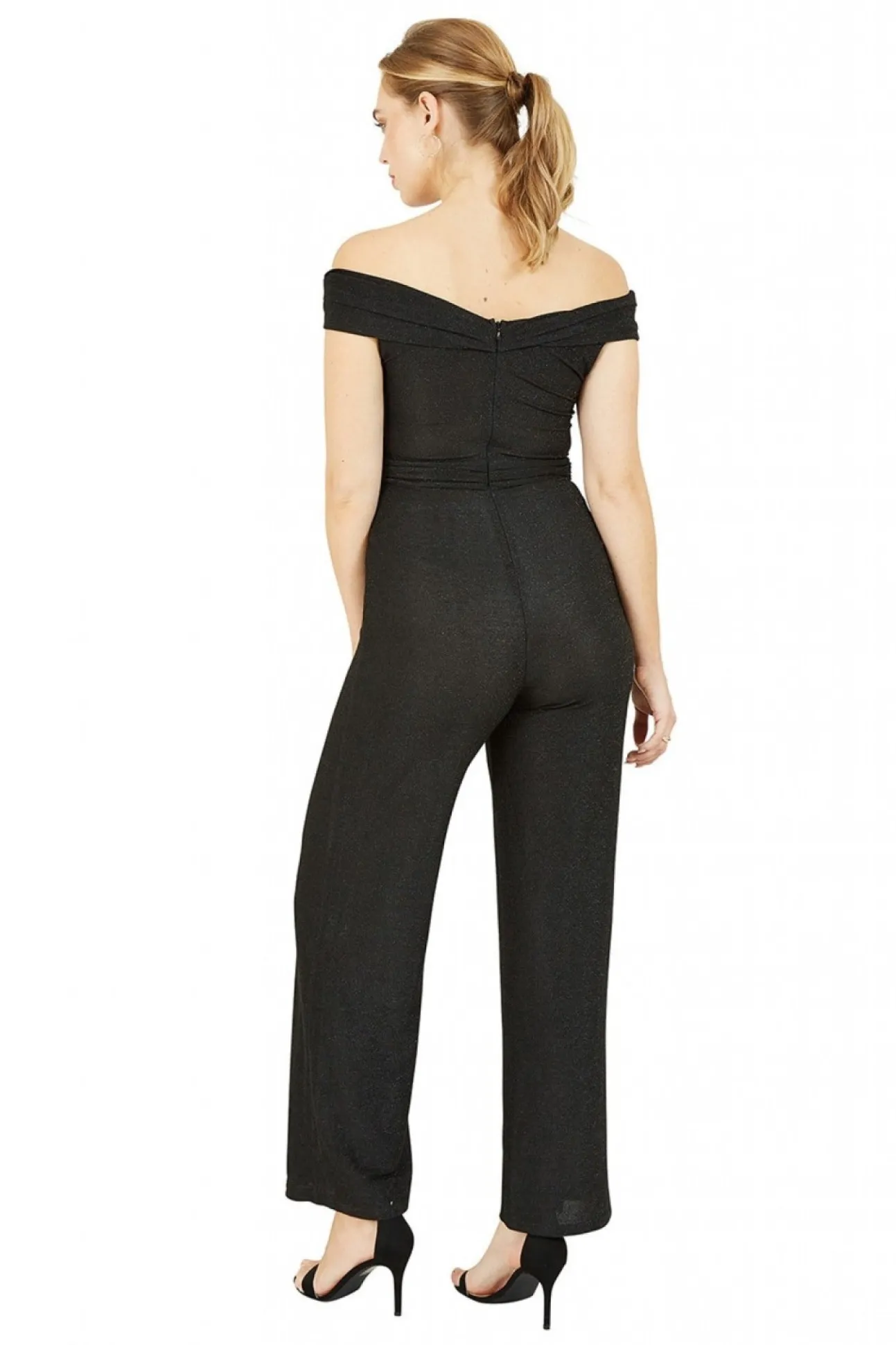 Women Mela London Crossover Bardot Jumpsuit