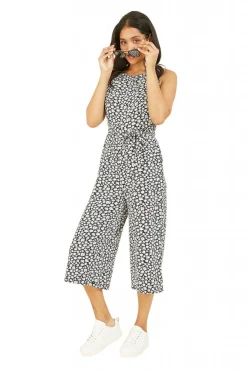 Women Mela London Ditsy Daisy Culotte Jumpsuit