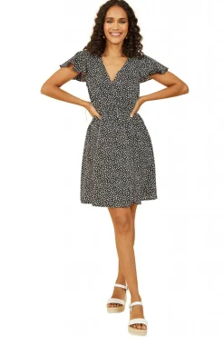 Women Mela London Ditsy Daisy Print Skater Dress