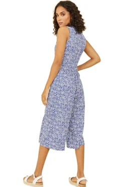 Women Mela London Ditsy Floral Print Culotte Jumpsuit