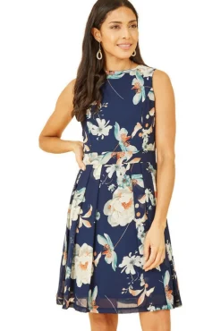 Women Mela London Floral Skater Dress