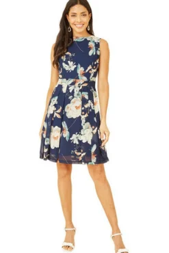 Women Mela London Floral Skater Dress