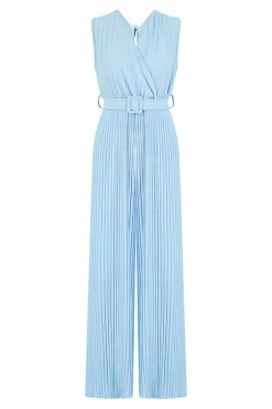 Women Mela London Pleated Jumpsuit With Belt