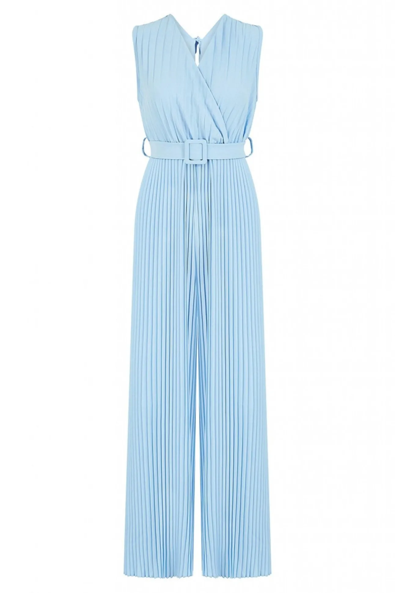 Women Mela London Pleated Jumpsuit With Belt